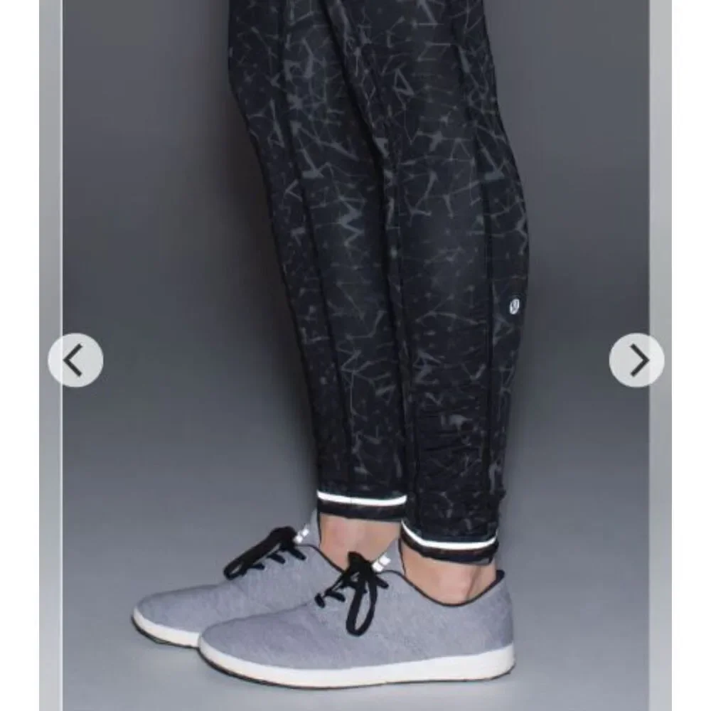 Lululemon Speed Tight III *Full-On Luxtreme Star Crushed Coal Black 6‎